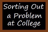 sorting out a problem at college image box